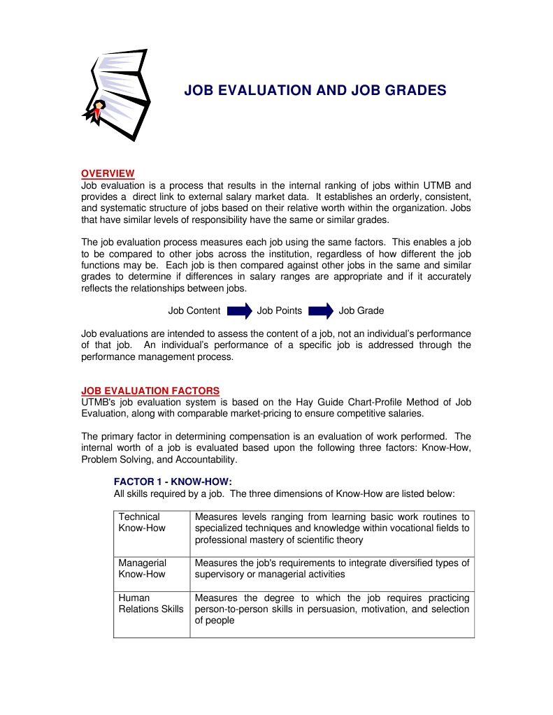 Job Grades and Job Evaluation | PDF | Self-Improvement