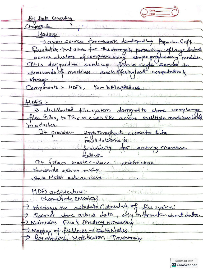 Bigdatanotes Compressed | PDF