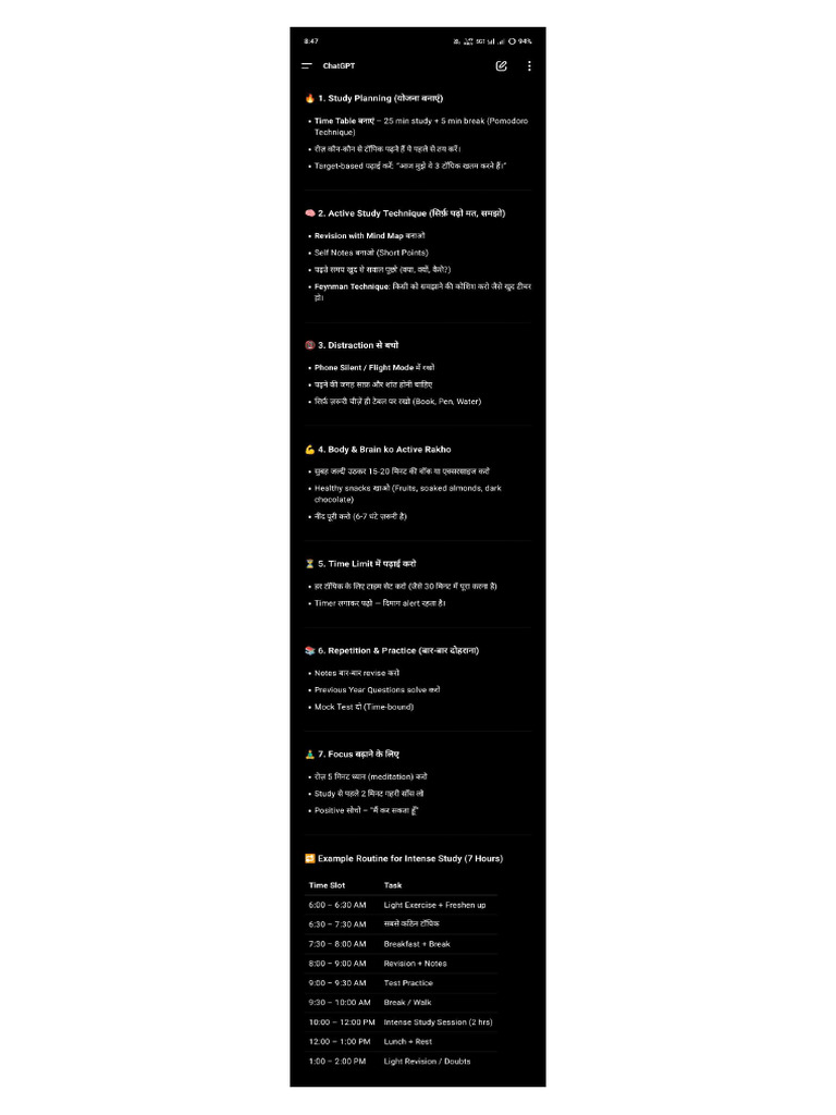 Self Improvement and Study | PDF