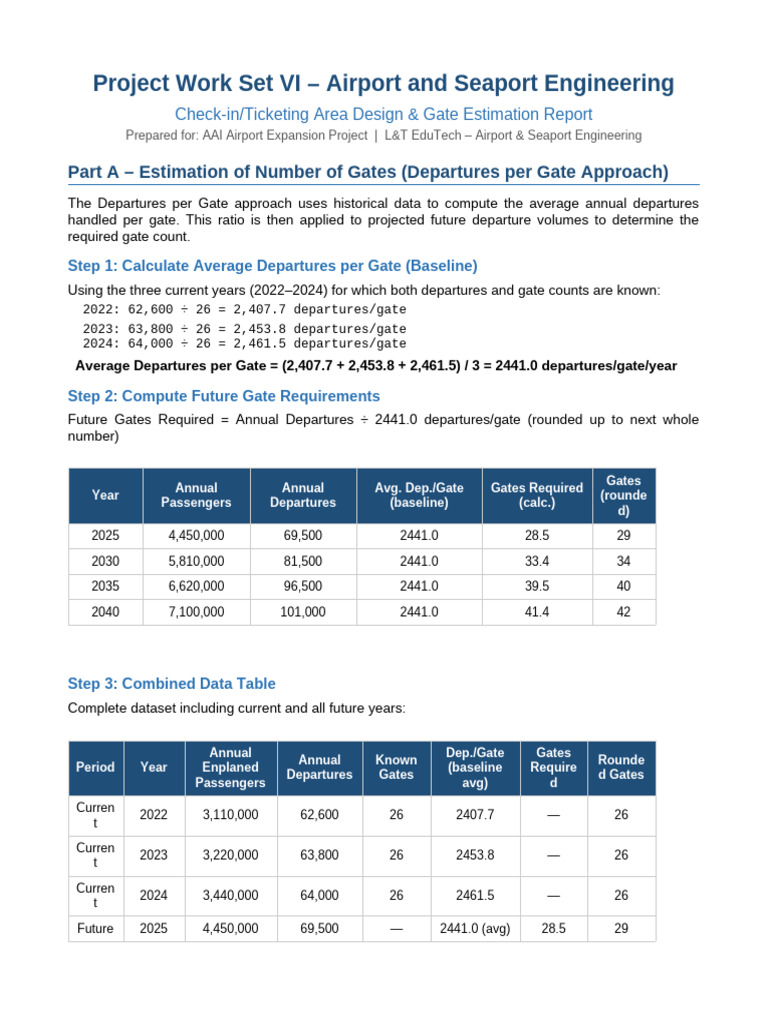 Airport Project Report-2 | PDF | Applied Mathematics