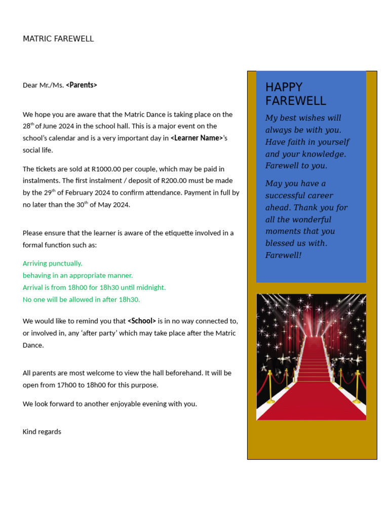 1 Farewell | PDF