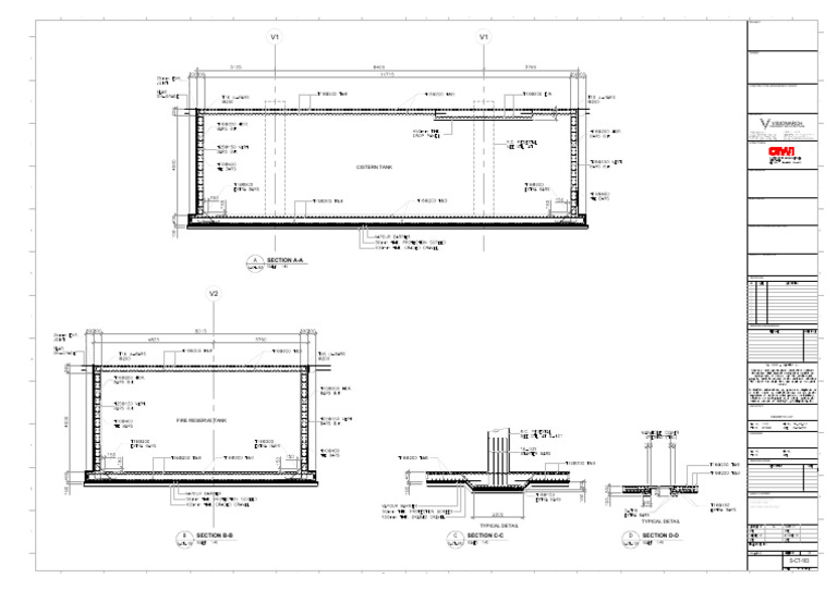 01 TRI-STR Cistern Tank Details R0-S-CT-103 | PDF | Design