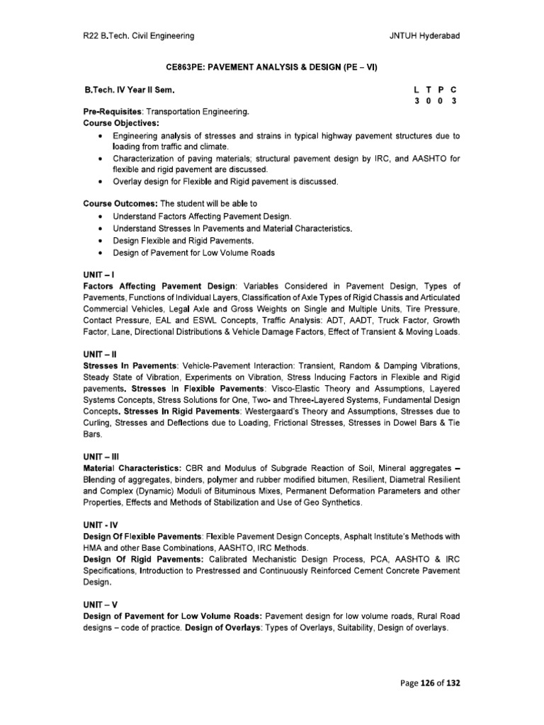 Pavement Analysys and Design | PDF
