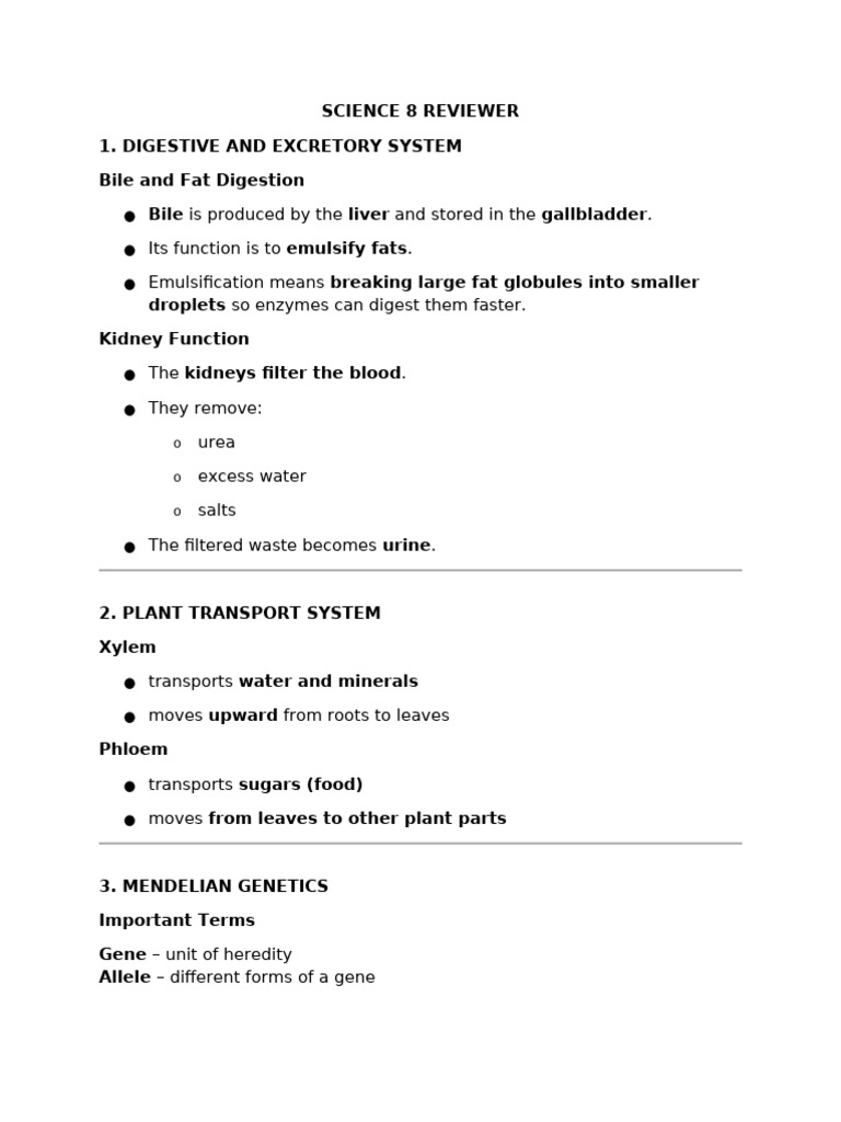 Science 8 Reviewer | PDF | Tide | Potential Energy