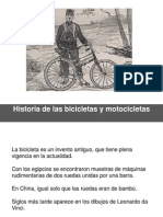 Historia de Las Bicicletas y Motocicletas