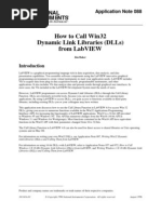 How To Call Win32 Dynamic Link Libraries (DLLS) From Labview