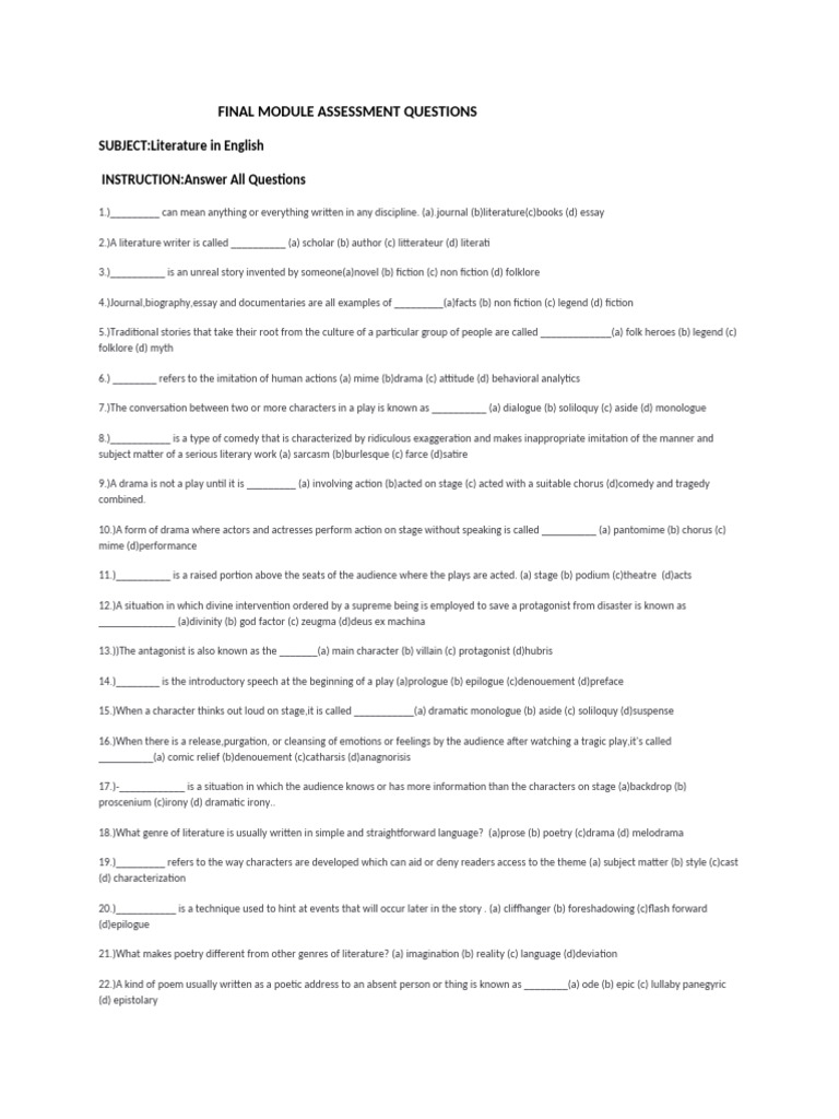 Final Module as-wps Office | PDF | Poetry | Literary Theory