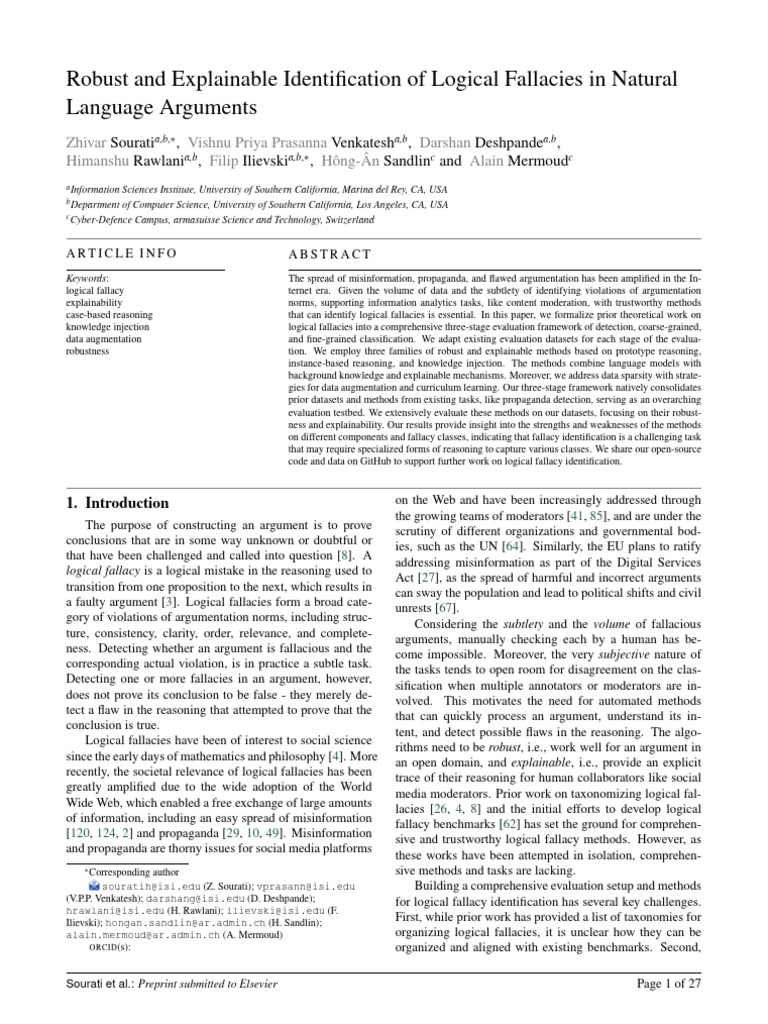 Robust and Explainable Identification of Logical Fallacies in Natural ...