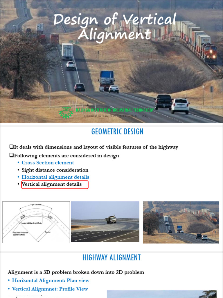 Design of Vertical Alignment Latest | PDF