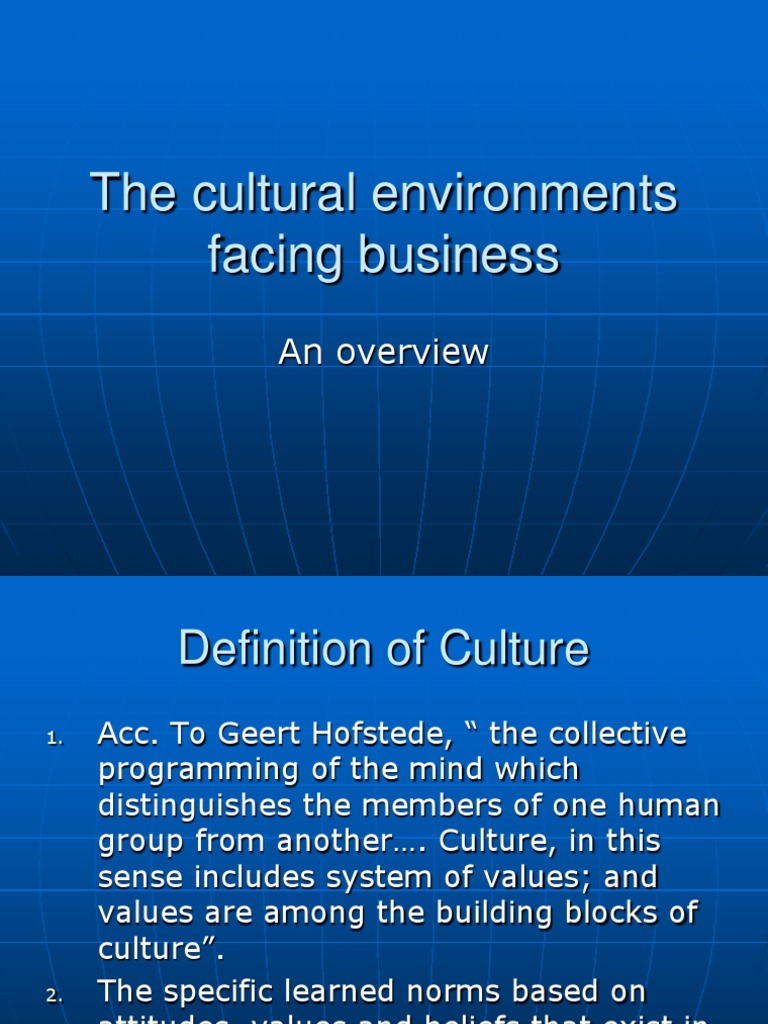 Culture Types in International Business | PDF