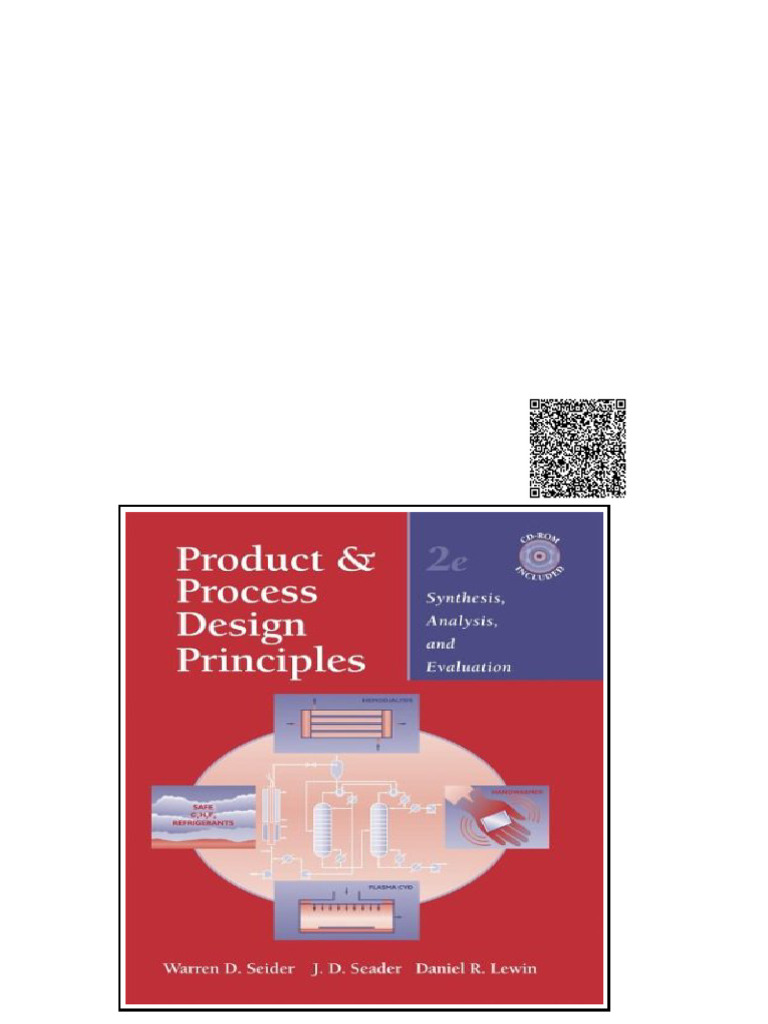 Product and Process Design Principles Synthesis Analysis and Evaluation ...