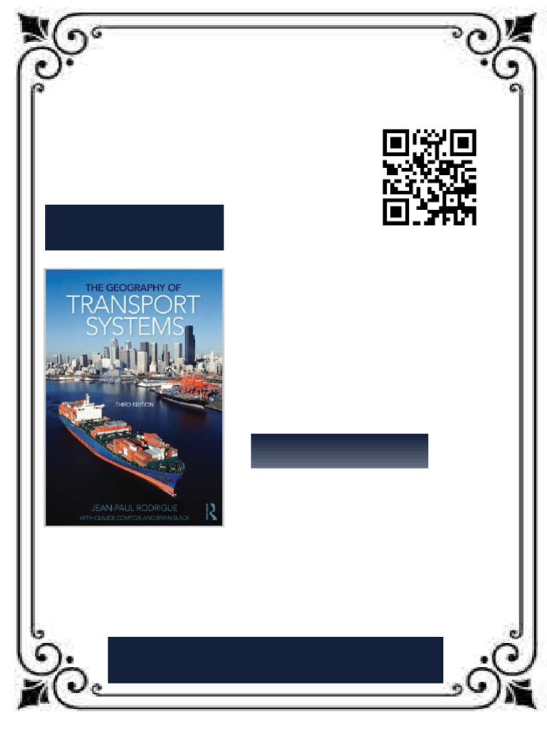 The Geography of Transport Systems 3rd Edition Jean-Paul Rodrigue ebook ...