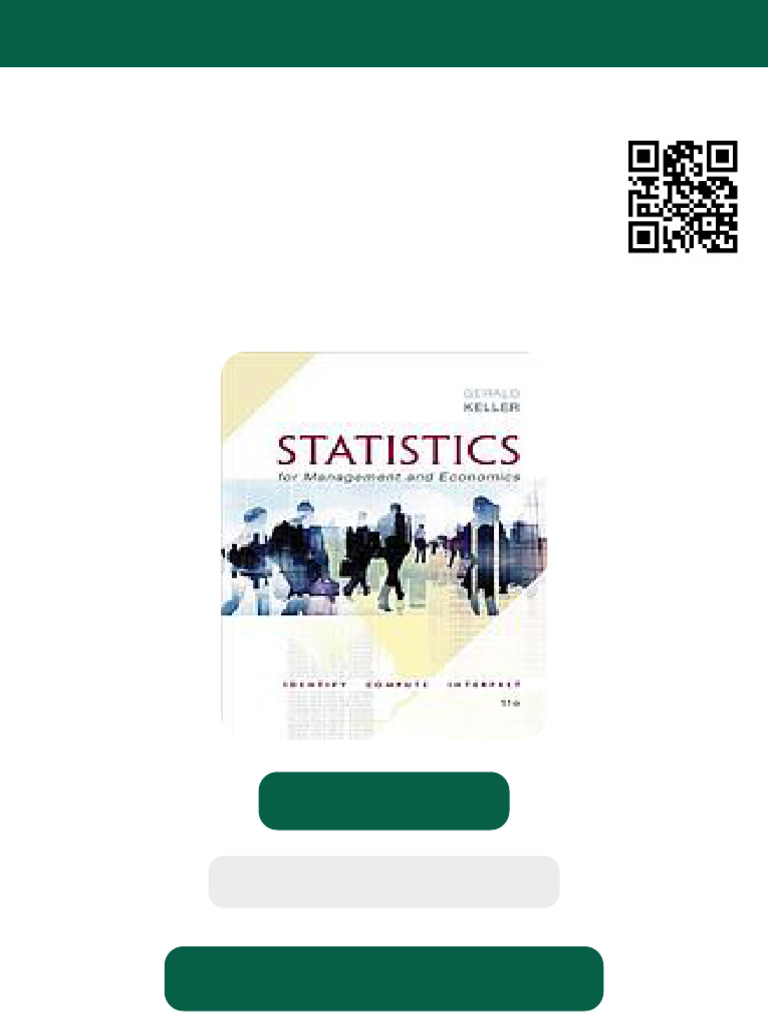 Statistics For Management and Economics Keller Complete Full Ebook