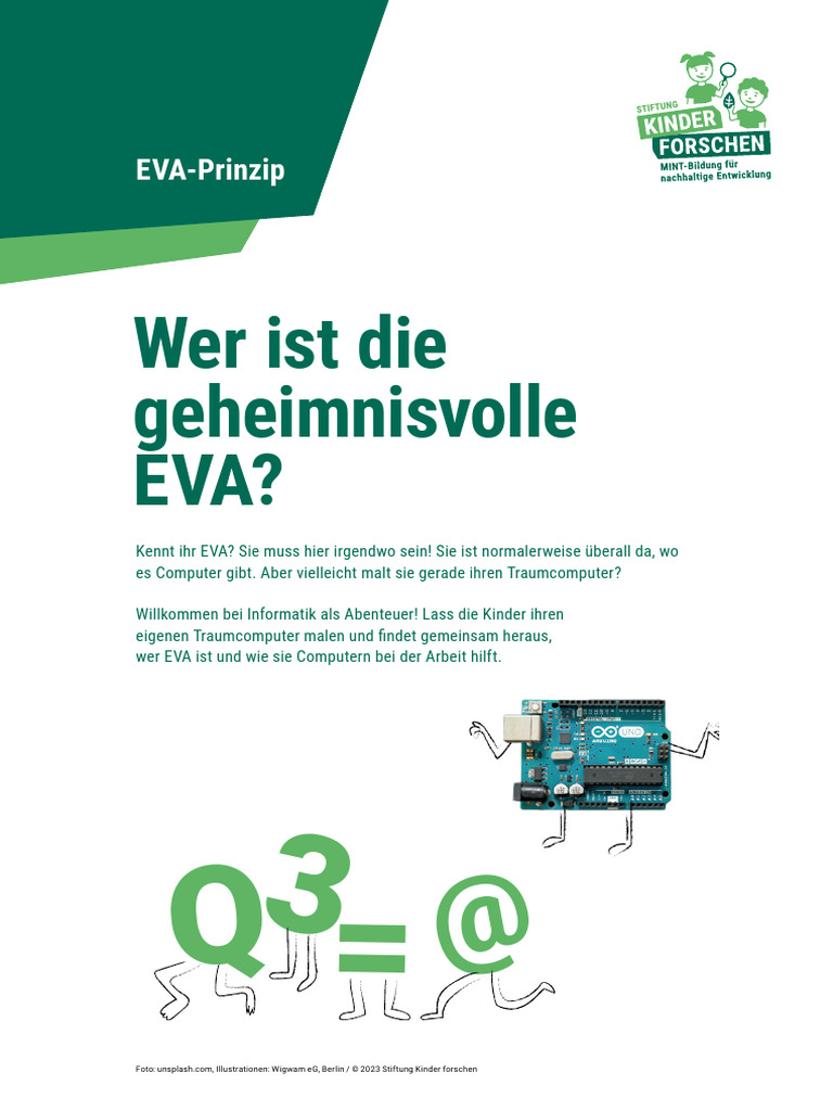1 - Begleitinfos Fuer Lehrkraefte - EVA Prinzip | PDF