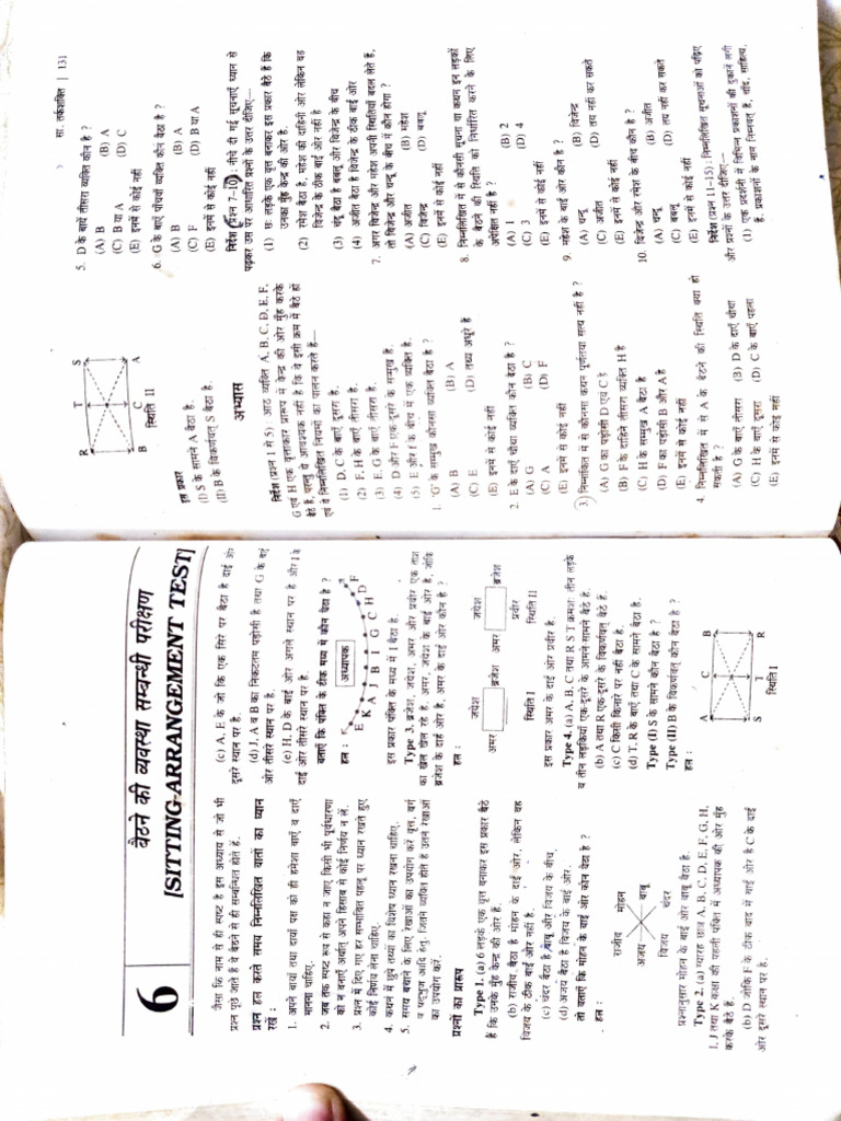 Sitting Arrangement | PDF