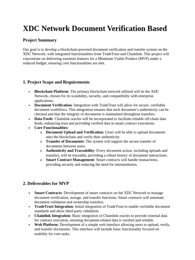 XDC Network Document Verification Based | PDF | Databases ...