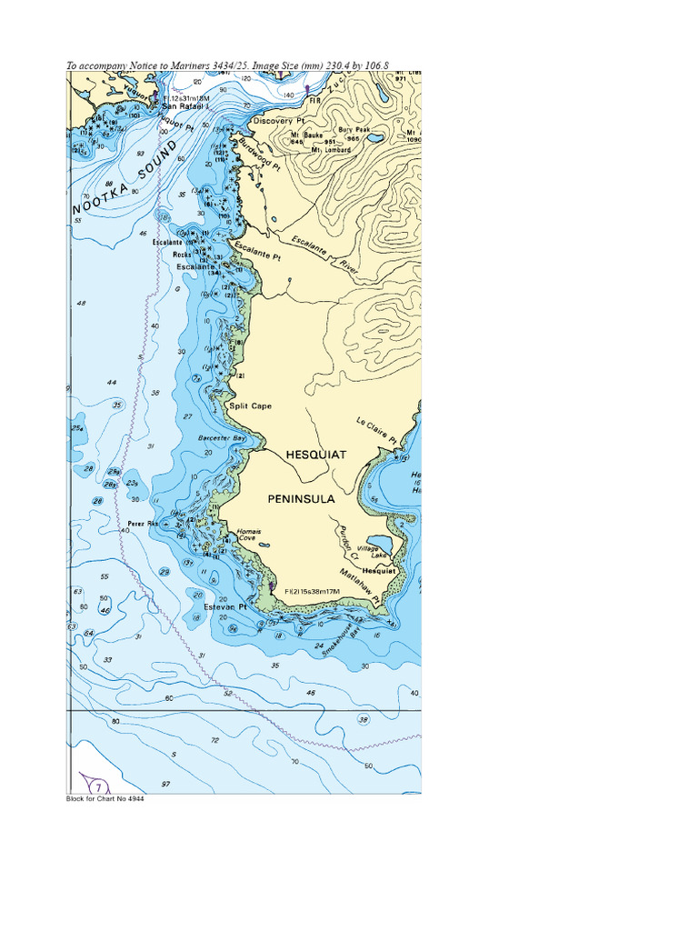 Chart 4944 NM 3434 | PDF