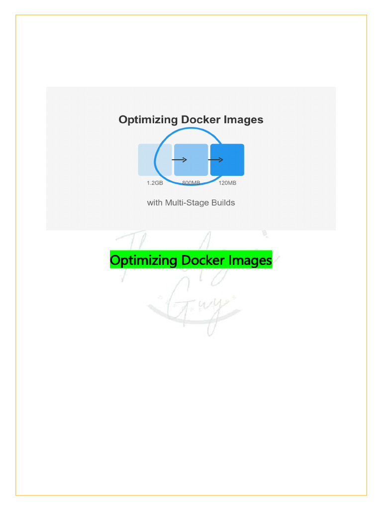 Optimizing Docker Images | PDF | Computer File | Directory (Computing)