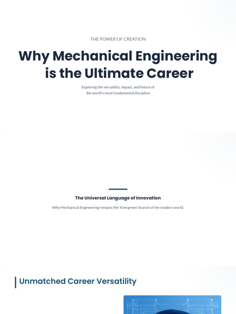 The Ultimate Engineering Discipline | PDF | Mechanical Engineering ...