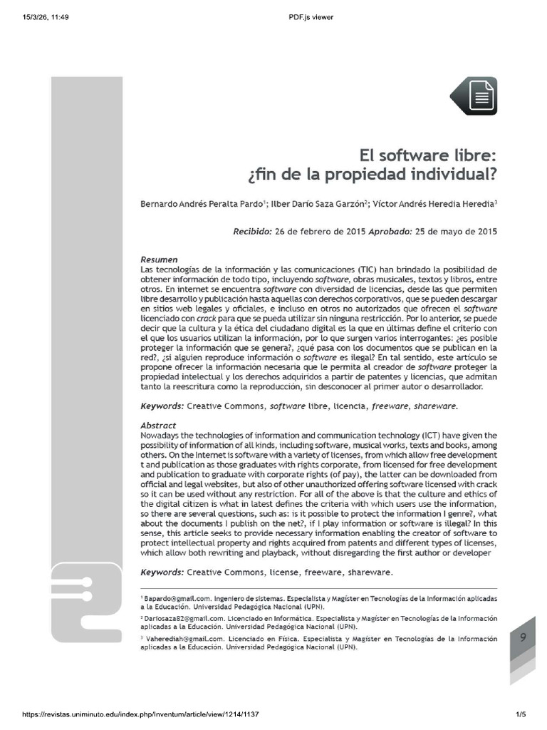 El Software Libre | PDF
