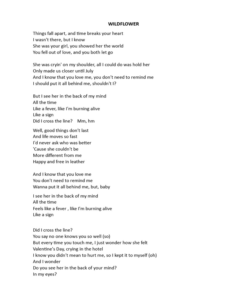 Song Text | PDF