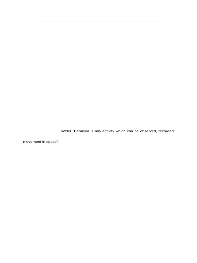 8 Human Behaviour | PDF | Cognition | Human Behavior