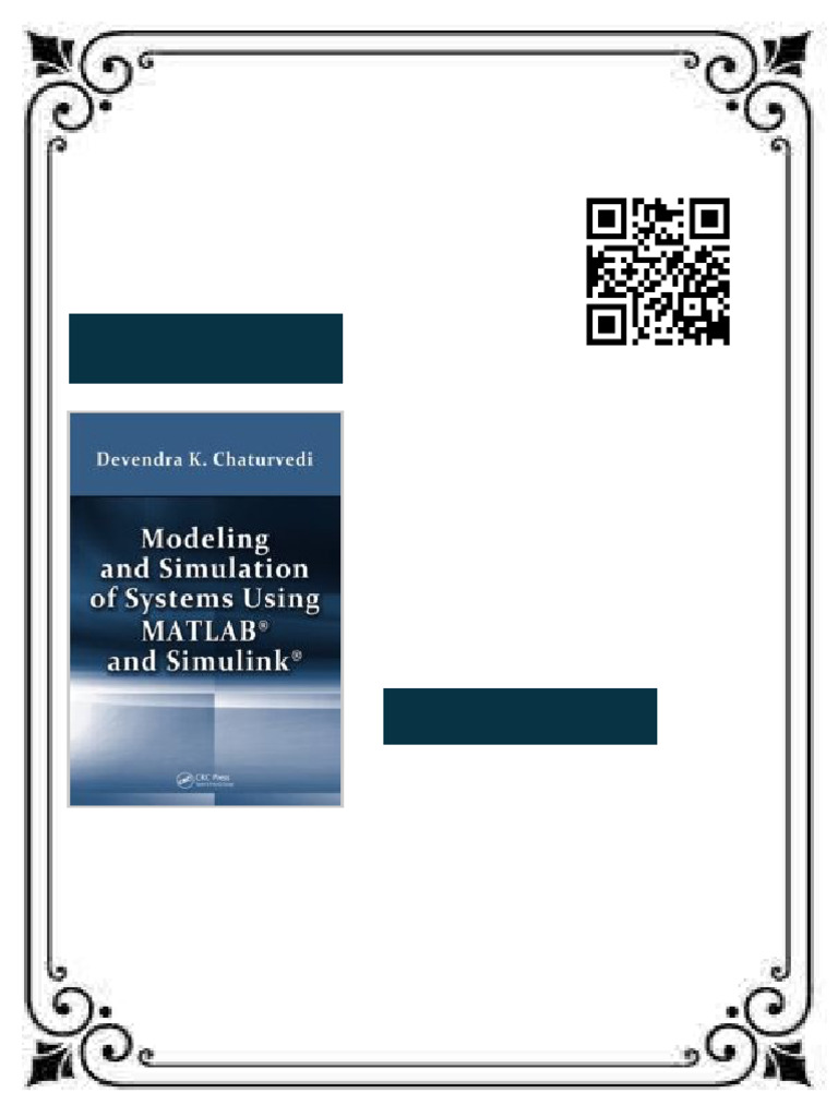 Modeling and Simulation of Systems Using MATLAB and Simulink 1 Har/Cdr ...