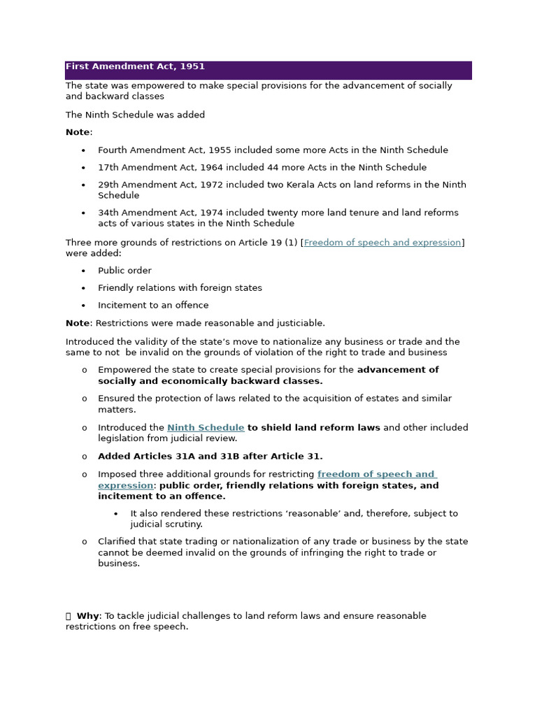 Amendments | PDF