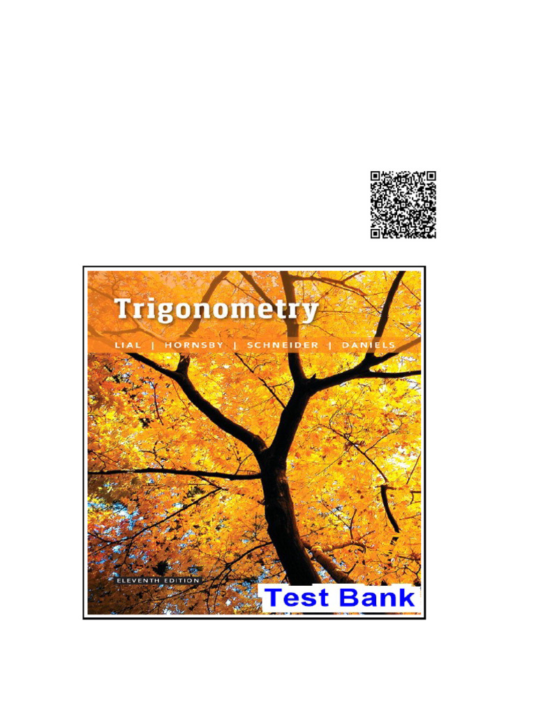 Trigonometry 11th Edition Lial Test Bank | PDF | Circle | Rowing