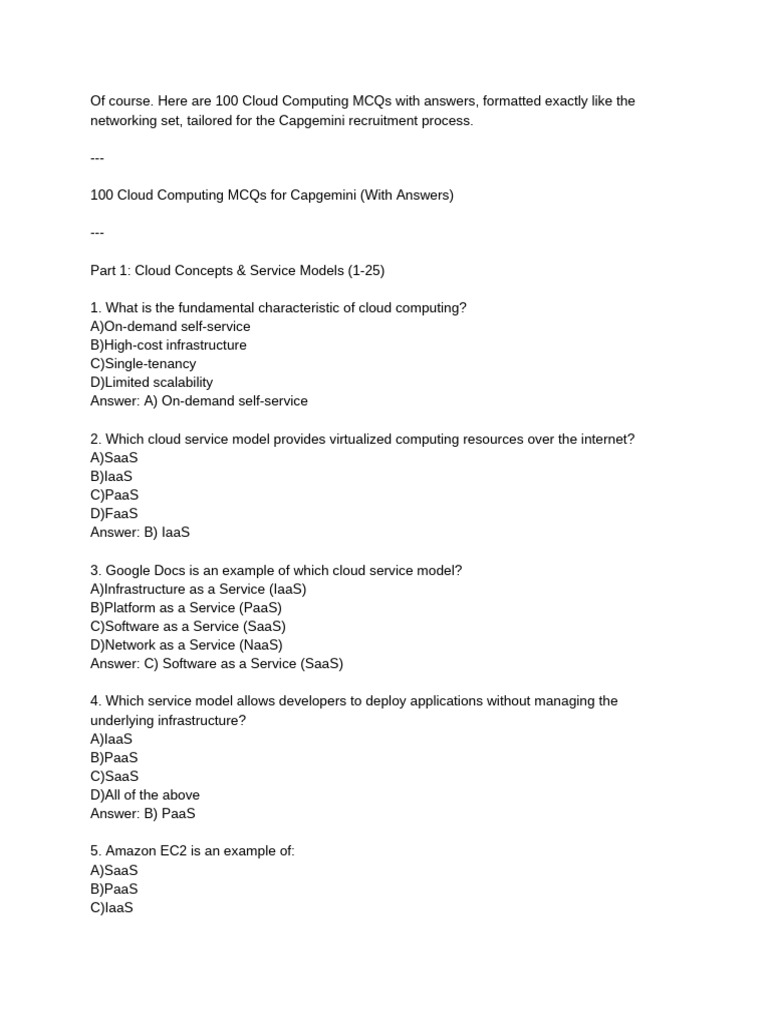 100 Cloud Computin | PDF | Cloud Computing | Virtualization