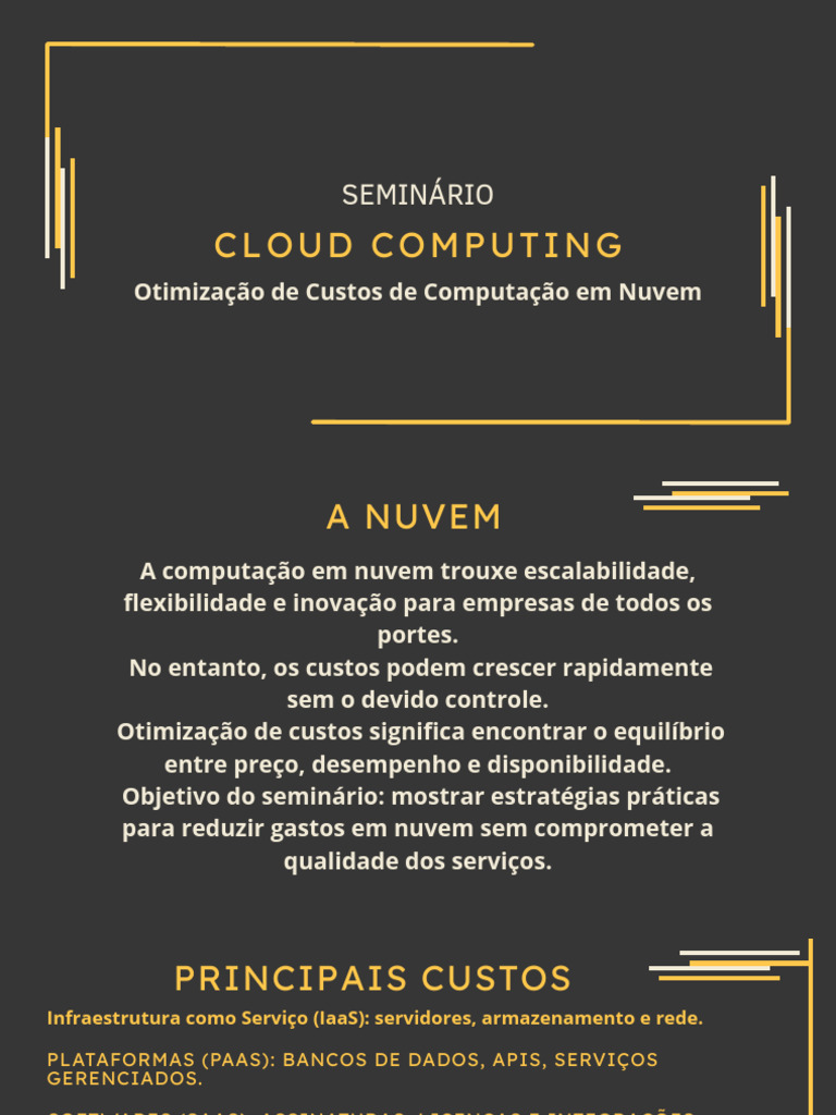 Cloud Computing Seminario | PDF