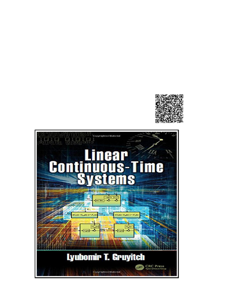 Linear Continuous Time Systems 1st Edition Lyubomir T. Gruyitch | PDF ...