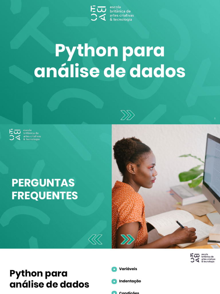 M1 - Variáveis e Tipos de Dados | PDF | Python (linguagem de ...