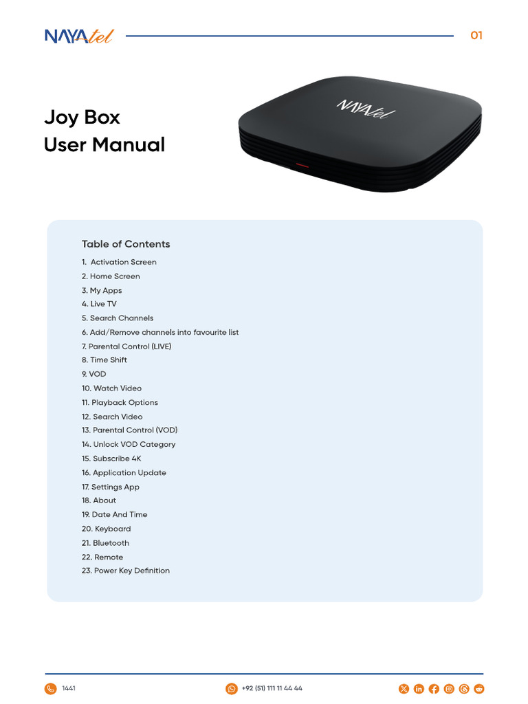 Joybox User Manual | PDF | Mobile App | Computer Keyboard