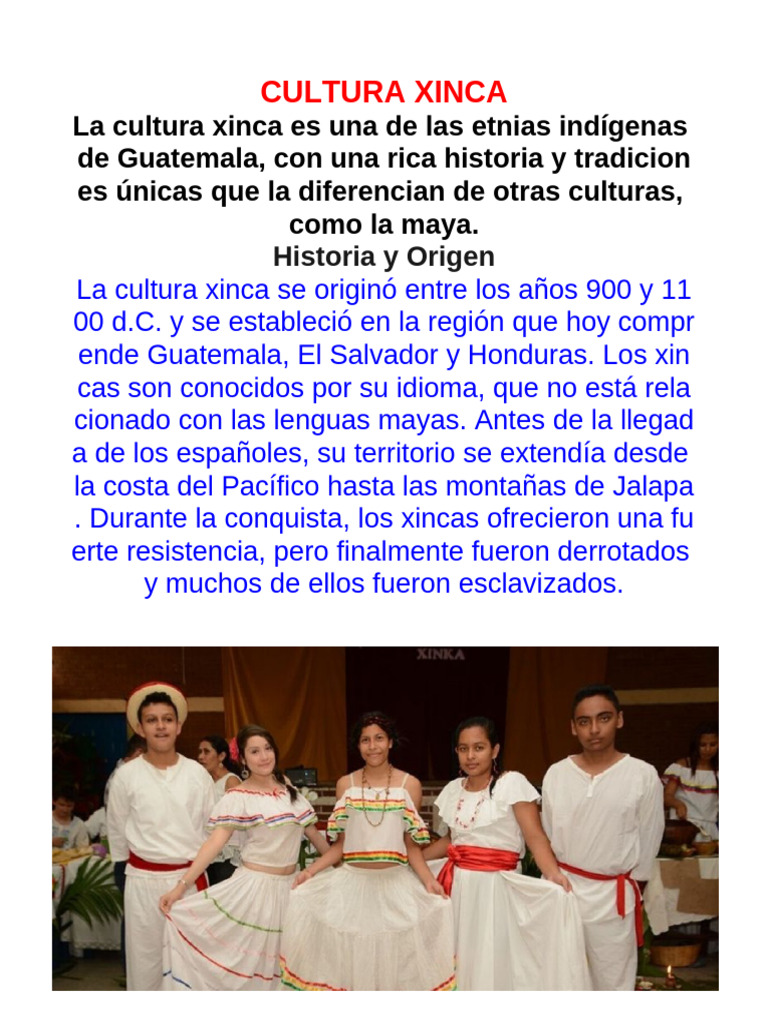 Cultura Xinca | PDF