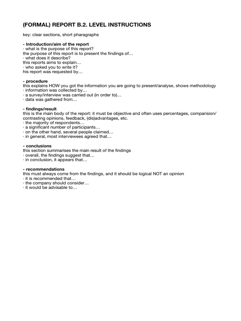 Report Instructions | PDF