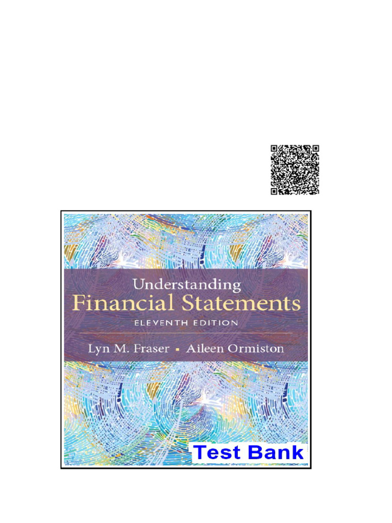 Understanding Financial Statements 11th Edition Fraser Test Bank | PDF ...