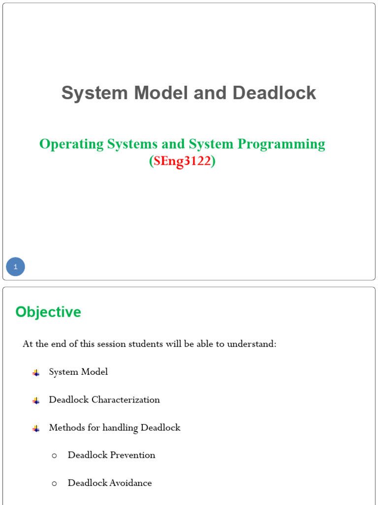 Chapter 2 Part IV Deadlocks | PDF | Process (Computing) | Computer ...