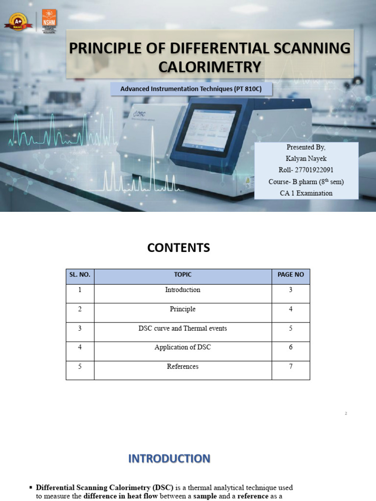 Advanced Instrumentation Techniques | PDF