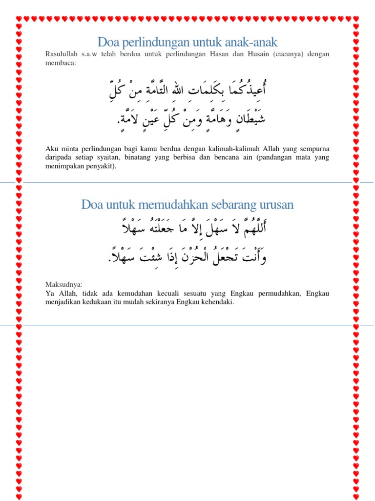 Doa Perlindungan Untuk Anak Pdf