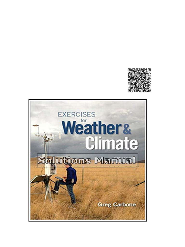 Exercises for Weather and Climate 9th Edition Carbone Solutions Manual ...