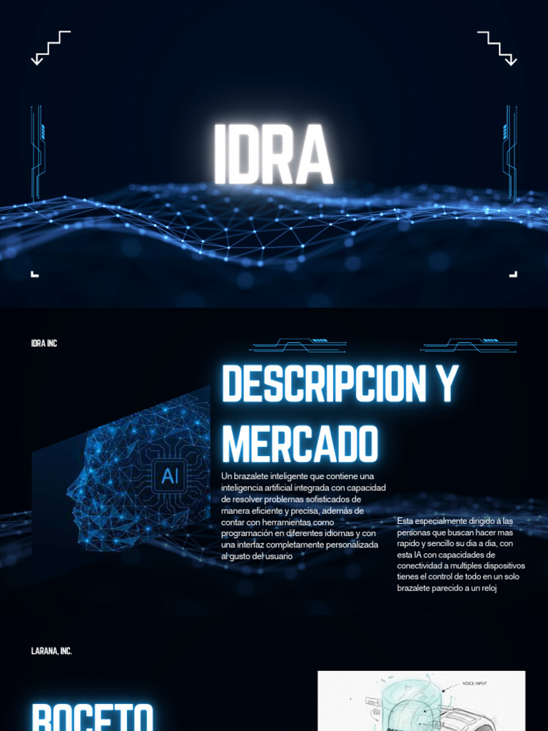 Blue and Black Modern Technology Presentation | PDF