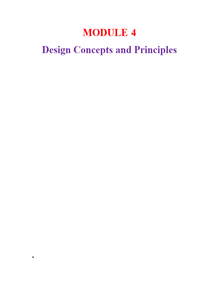 1.design Concepts and Principles | PDF | Abstraction (Computer Science ...