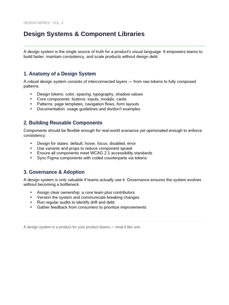 03 Design Systems and Components | PDF
