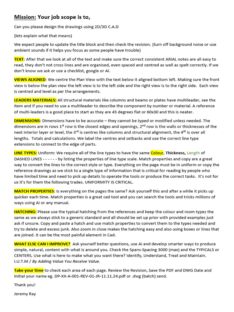 Mission Explained - Drafting | PDF