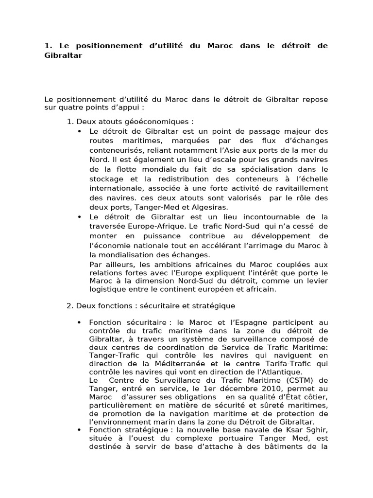 Définitions Détroit | PDF