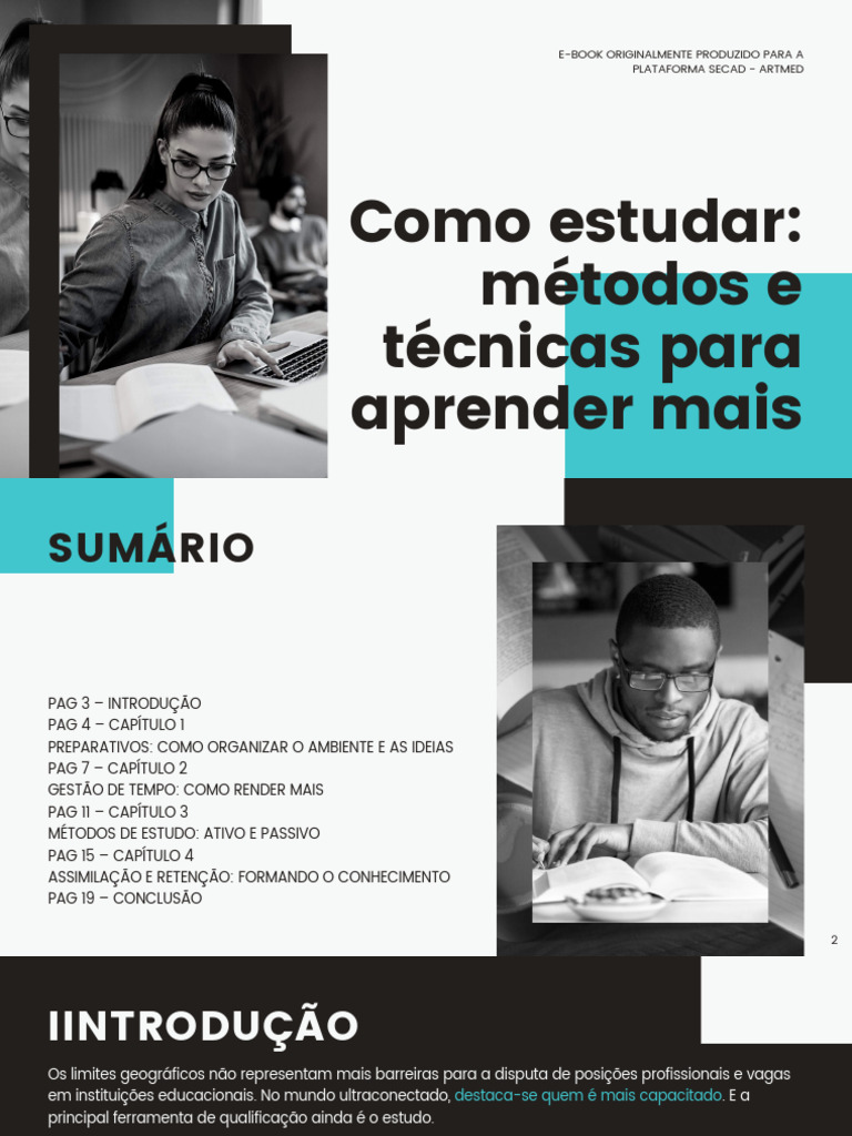 Ebook Como Estudar Secad-Compactado | PDF | Aprendizado | Memória