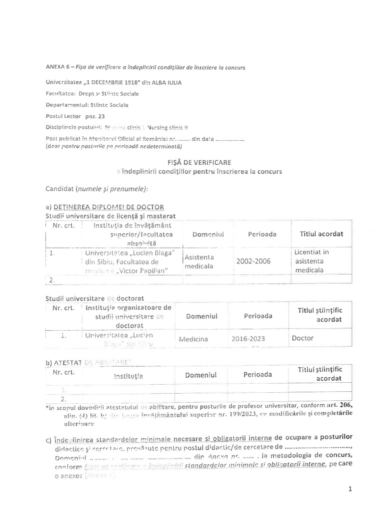 Fisa de Verificare Bnuzohx | PDF