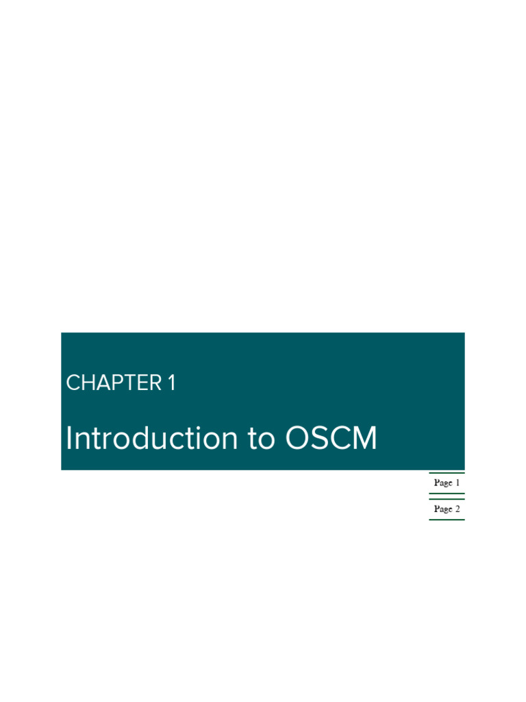 Chapter 1 - OPMA | PDF | Lean Manufacturing | Supply Chain