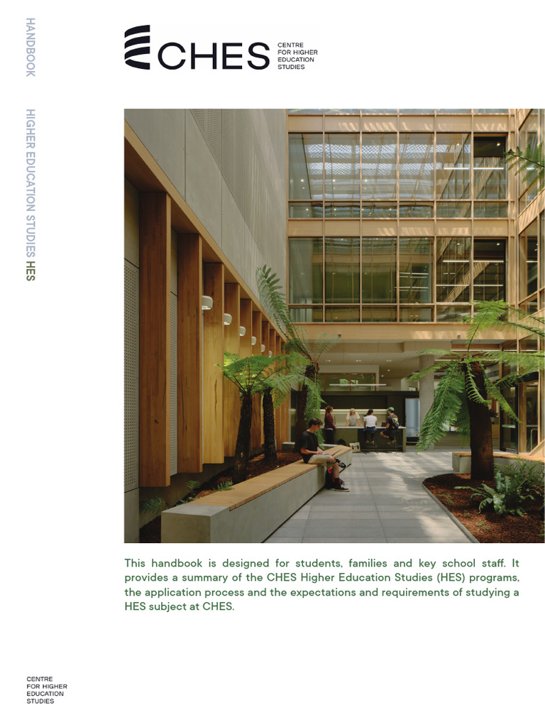 CHES Handbook of Higher Education Studies 2026 | PDF | Educational Stages